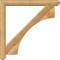 Ekena Millwork Westlake Craftsman Rough Sawn Bracket w/ Offset Brace, Western Red Cedar, 6"W x 46"D x 46"H BKT0604X46X46WTL04RWR - alternate 4
